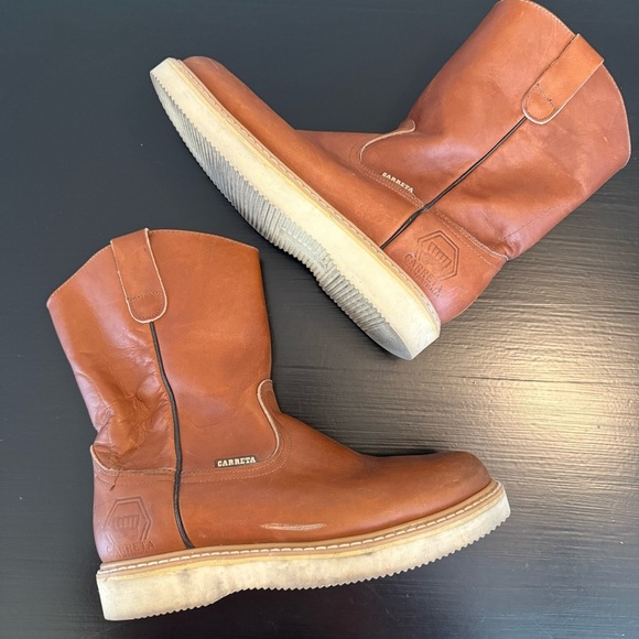 Carreta Tan Leather Ankle Boots‎ size 29 or US 11 main image 9